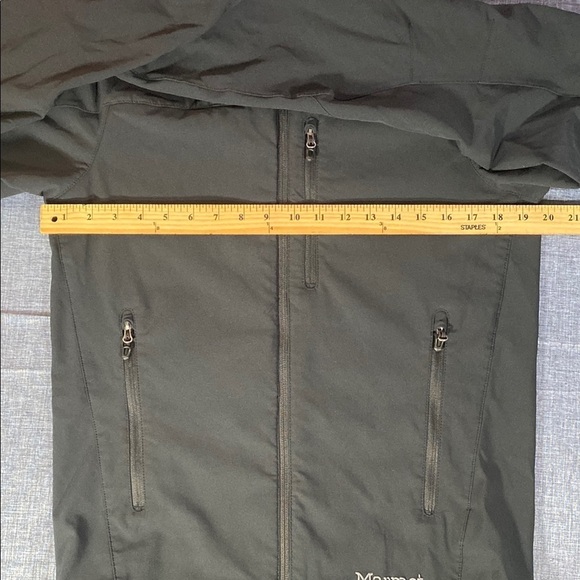 Marmot Softshell Jacket S Black Hiking Outdoor Full Zip Lightweight Windbreaker - Picture 9 of 12
